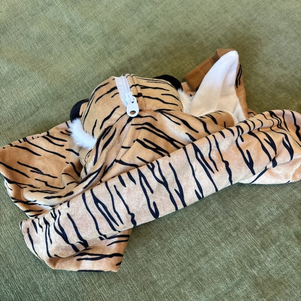 Love By Emi Plush Orange Tiger Security Blanket Pacifier Lullaby White Noise